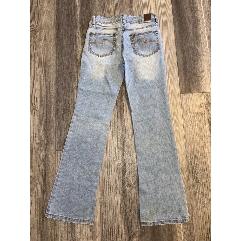 Justice Premium Jeans Girls 14R  Boot Cut Simply Low  Jeans
